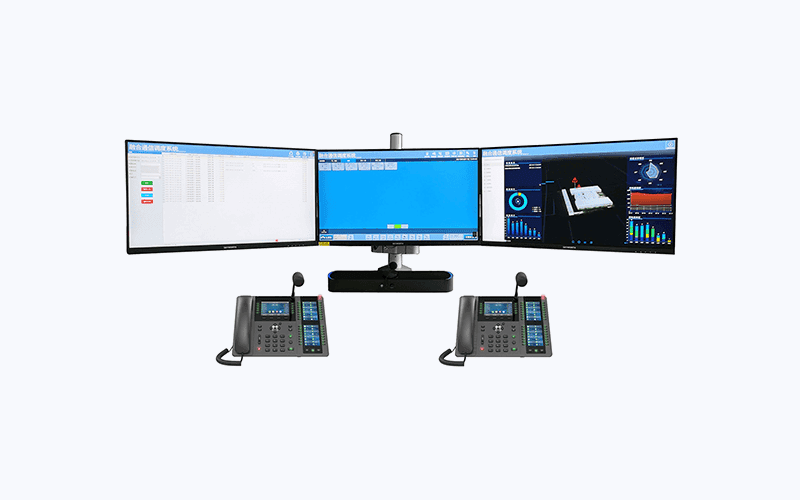 CTC-TCS01 Triple-Screen Dispatching Console